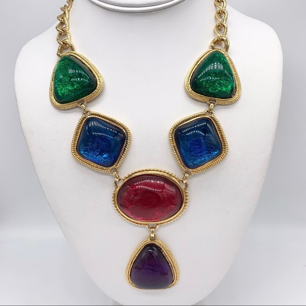 Kjl Kenneth Jay Lane For Avon Vintage Gripoix Cap… - image 1